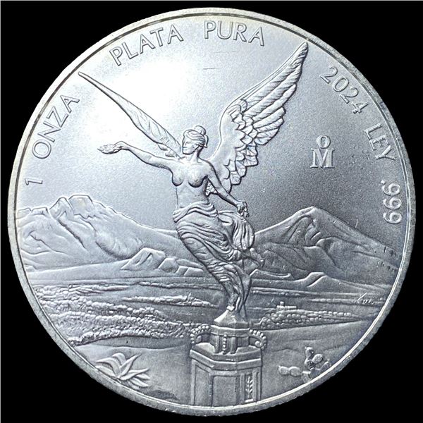 2024 Mexico 1 oz Silver Libertad GEM BU