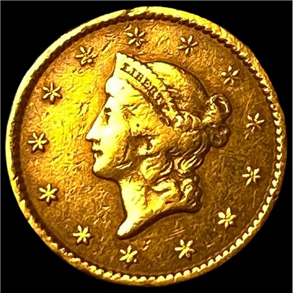 1849 Gold $1 Liberty Head CLOSELY UNCIRCULATED