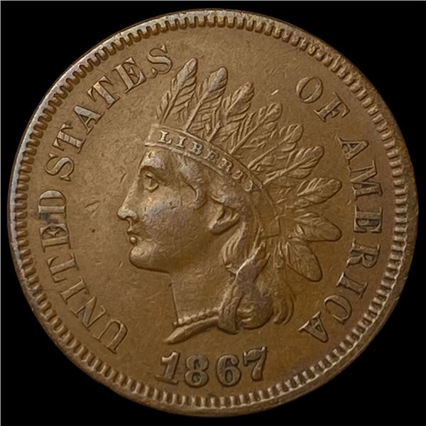 1867 Indian Head Cent CLOSELY UNCIRCULATED