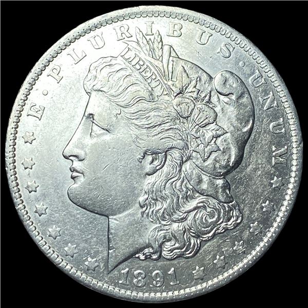1891-O Silver Morgan Dollar CHOICE AU