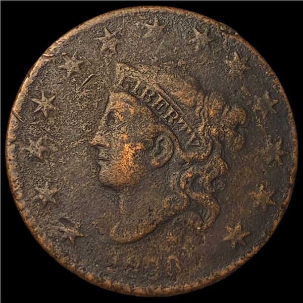 1840 Braided Hair Large Cent LIGHTLY CIRCULATED