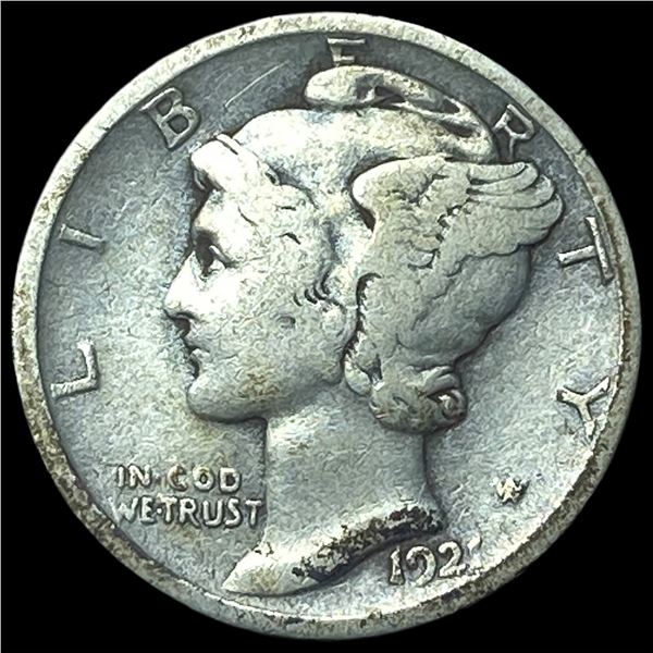 1924-S Silver Mercury Dime LIGHTLY CIRCULATED