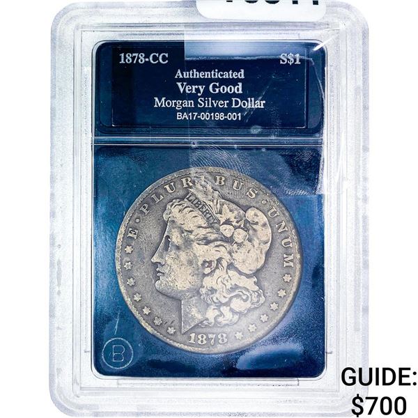 1878-CC Morgan Silver Dollar