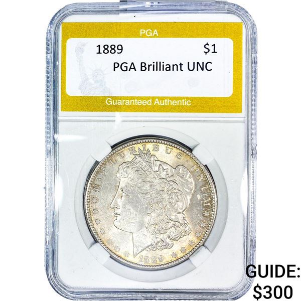 1889 Morgan Silver Dollar PGA Brilliant UNC
