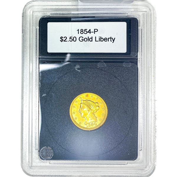 1854-P $2.50 Gold Quarter Eagle