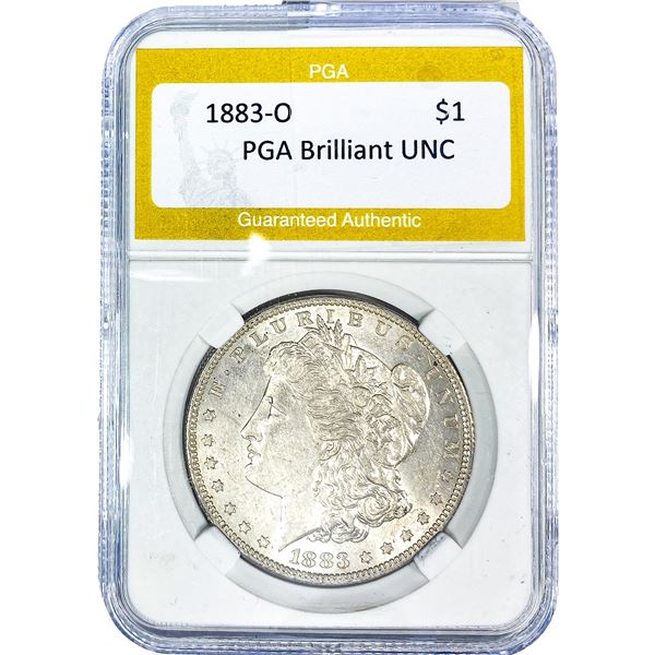 1883-O Morgan Silver Dollar PGA Brilliant UNC