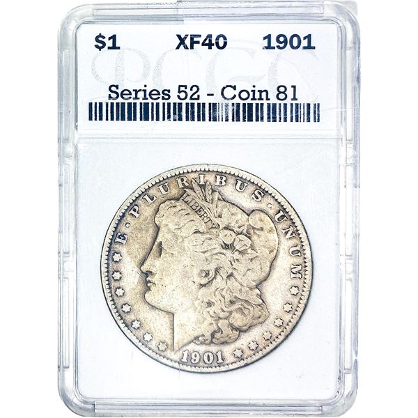 1901 Morgan Silver Dollar PCGC XF40