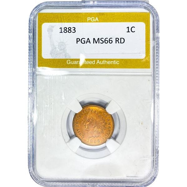 1883 Indian Head Cent PGA MS66 RD