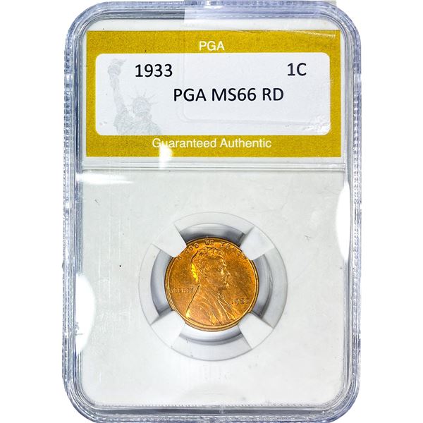 1933 Wheat Cent PGA MS66 RD