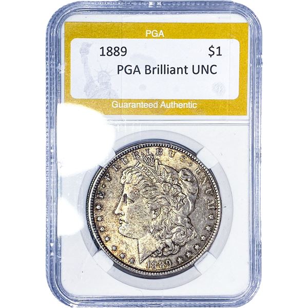 1889 Morgan Silver Dollar PGA Brilliant UNC