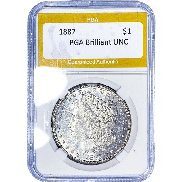 1887 Morgan Silver Dollar PGA Brilliant UNC