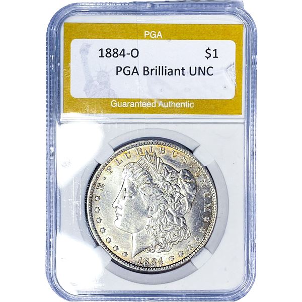 1884-O Morgan Silver Dollar PGA Brilliant UNC