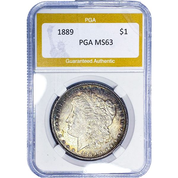 1889 Morgan Silver Dollar PGA MS63