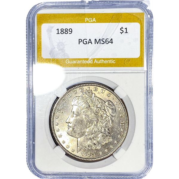 1889 Morgan Silver Dollar PGA MS63