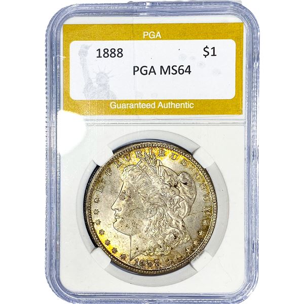 1888 Morgan Silver Dollar PGA MS64