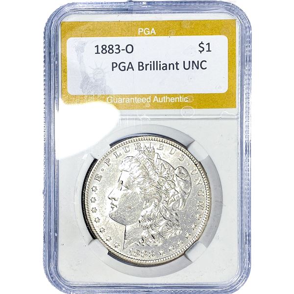 1883-O Morgan Silver Dollar PGA Brilliant UNC
