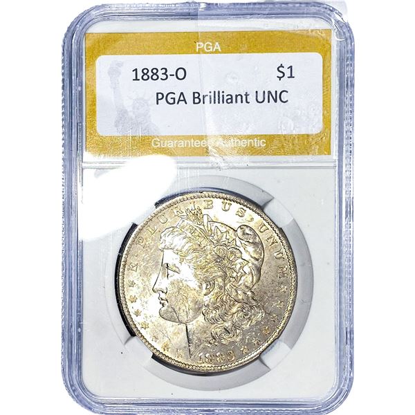 1883-O Morgan Silver Dollar PGA Brilliant UNC