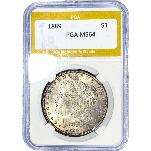 1889 Morgan Silver Dollar PGA MS64