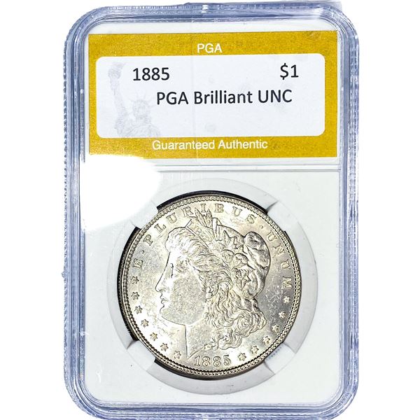 1885 Morgan Silver Dollar PGA BrIlliant UNC