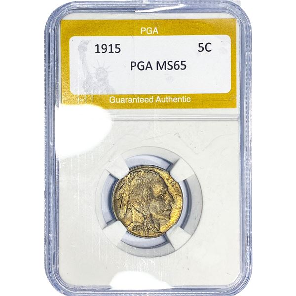 1915 Buffalo Nickel PGA MS65