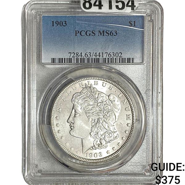 1903 Morgan Silver Dollar PCGS MS63
