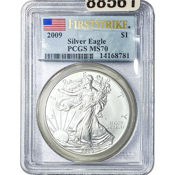 2009 Silver Eagle PCGS MS70