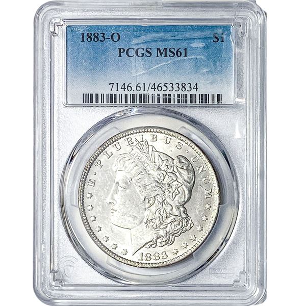 1883-O Morgan Silver Dollar PCGS MS61