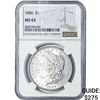 Image 1 : 1886 Morgan Silver Dollar NGC MS63