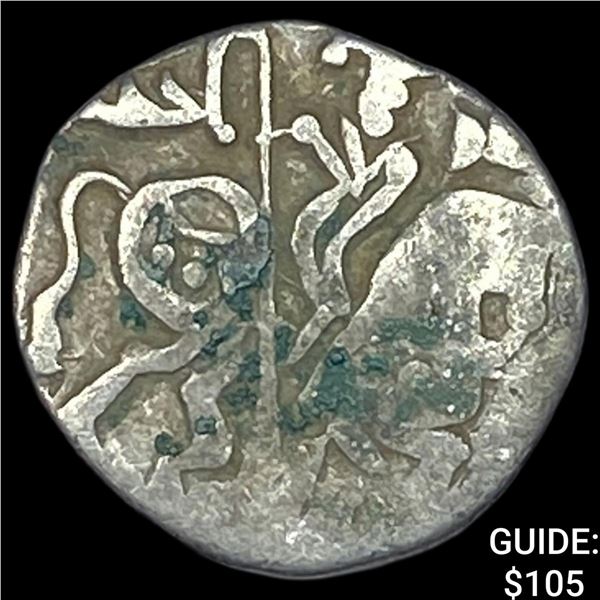 India Rajput 700-1000  Silver Jital NEARLY UNCIRCULATED