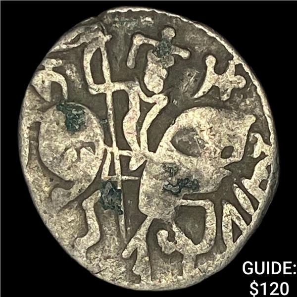 India Rajput 700-1000  Silver Jital NEARLY UNCIRCULATED