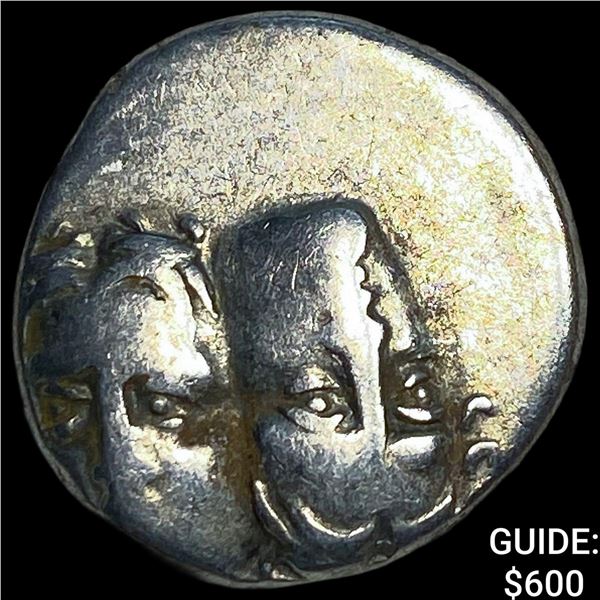 Greece Moesia, Istros 4th Cent. BC Silver Drachm NEARLY UNCIRCULATED