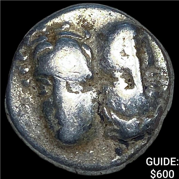Greece Moesia, Istros 4th Cent. BC Silver Drachm NEARLY UNCIRCULATED