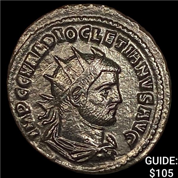Roman Dioletian 284-305 AD BI Nummus CHOICE AU