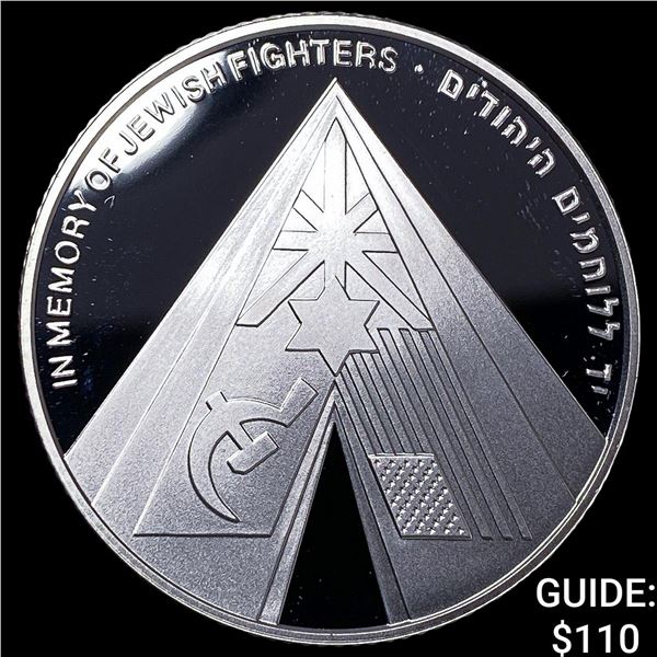 1995 Israel Silver 2 New Sheqel WWII CHOICE PROOF