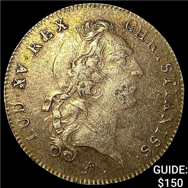 France Louis XV 1715-1774 Silver Jeton NEARLY UNCIRCULATED