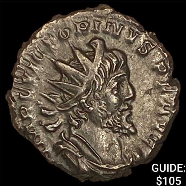Romano-Gallic Victorinus 269-271 BI Dbl Denarius CHOICE AU