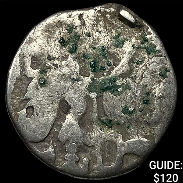 700-1000 AD India Rajput Silver Jital NEARLY UNCIRCULATED