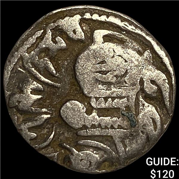 700-1000 AD India Rajput Silver Jital NEARLY UNCIRCULATED
