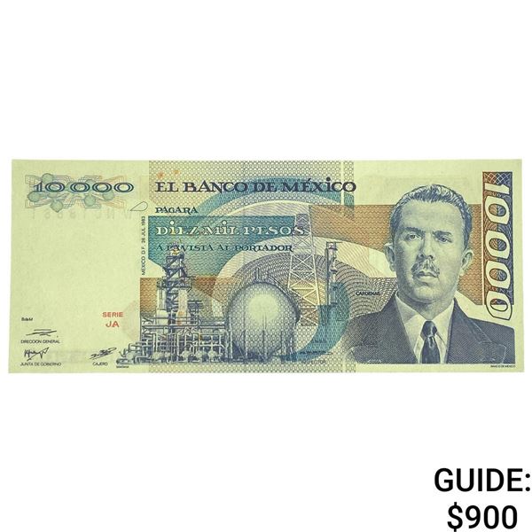 1983 Bank of Mexico 10,000 Pesos