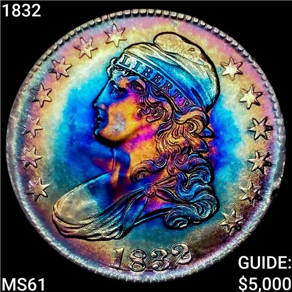 1832 Capped Bust Half Dollar UNCIRCULATED