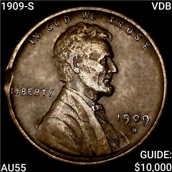 1909-S VDB Wheat Cent HIGH GRADE