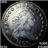 Image 1 : 1800 Draped Bust Dollar ABOUT UNCIRCULATED