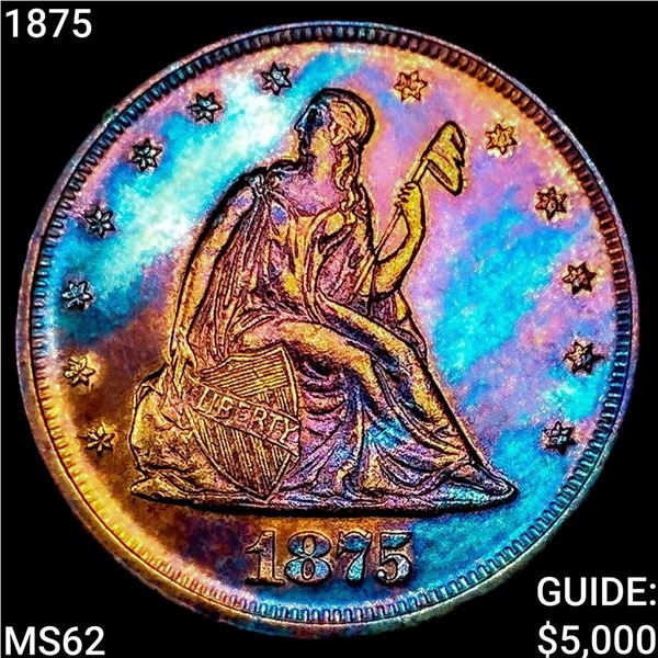1875 Twenty Cent Piece UNCIRCULATED