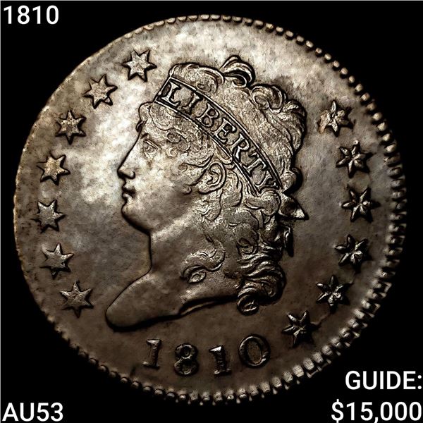 1810 Classic Head Large Cent CLOSELY UNCIRCULATED