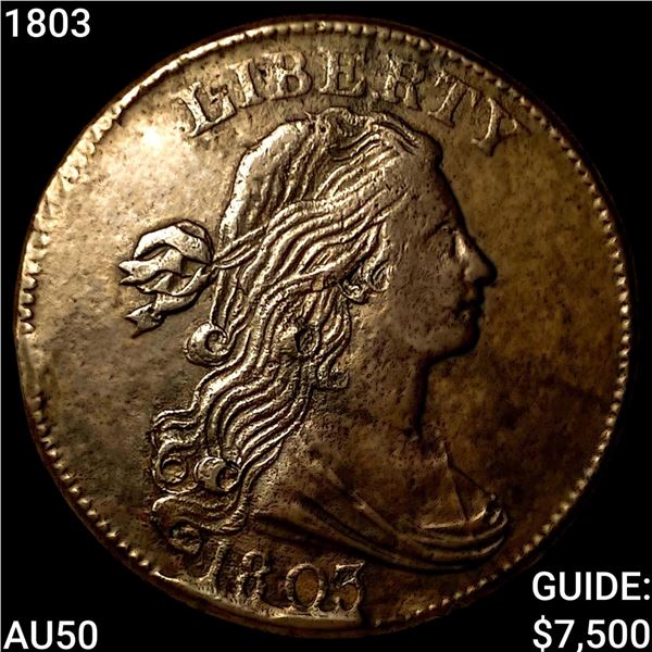 1803 Draped Bust Large Cent CLOSELY UNCIRCULATED