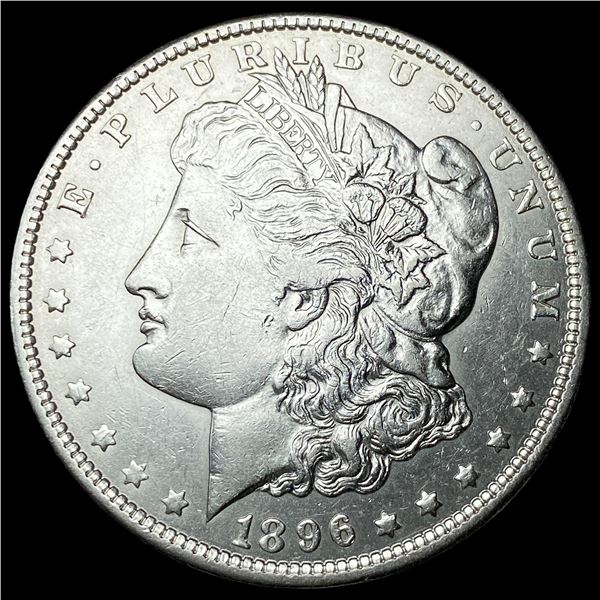 1896-O Silver Morgan Dollar ABOUT  UNCIRCULATED