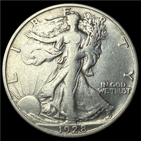 1928-S Silver Walking Liberty Half Dollar  CLOSELY UNCIRCULATED