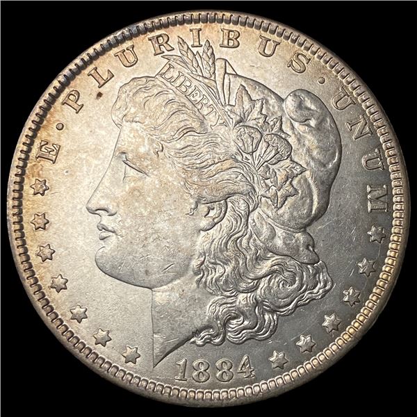 1884 Morgan Silver Dollar NEARLY UNCIRCULATED