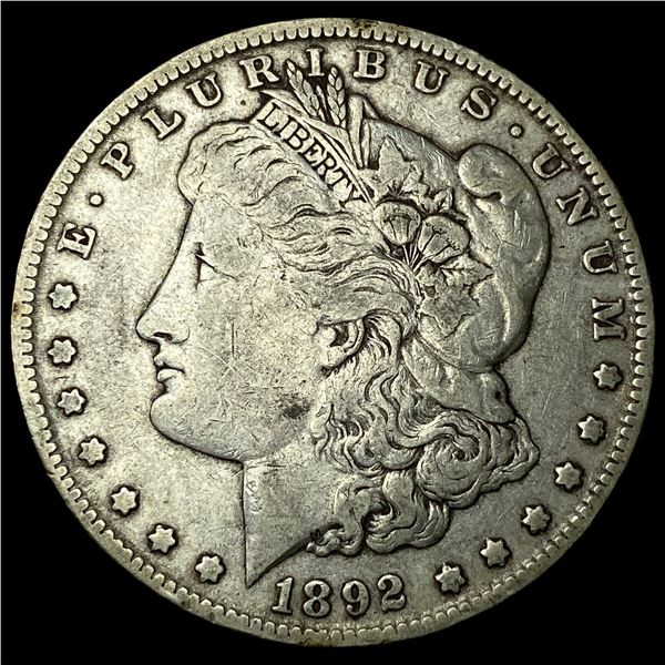 1892-O Silver Morgan Dollar NEARLY  UNCIRCULATED