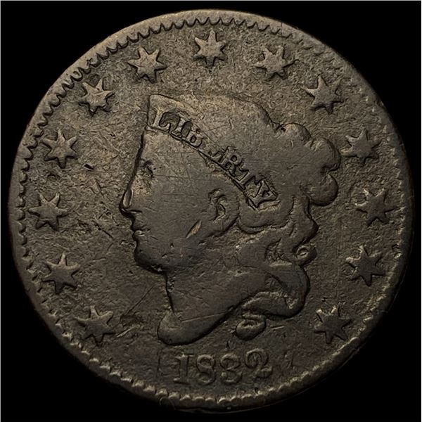 1832 Coronet Head Large Cent LIGHTLY  CIRCULATED